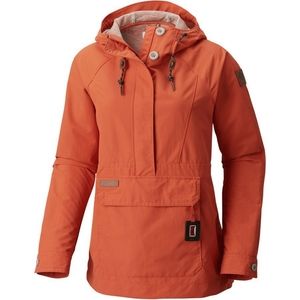 Columbia South Canyon Anorak pullover over size small orange